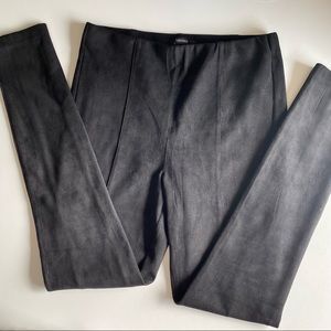 Faux suede leggings